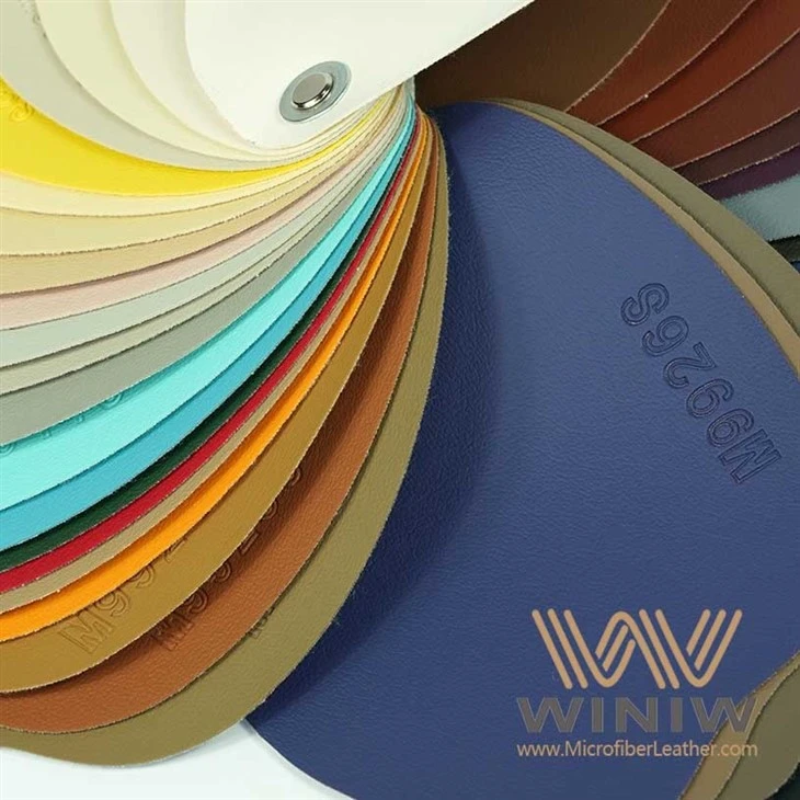 PVC‑Coated Microfiber Synthetic Leather, Stain‑Proof Upholstery Material For Car Seats factory